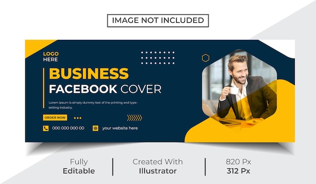 Facebook-cover und web-banner-template-design für digitales marketing