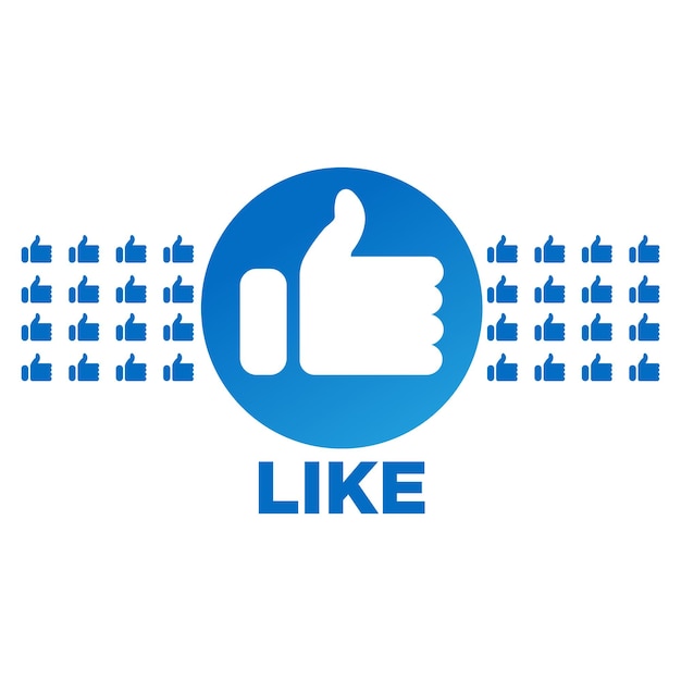 Facebook-hintergrund mit likes