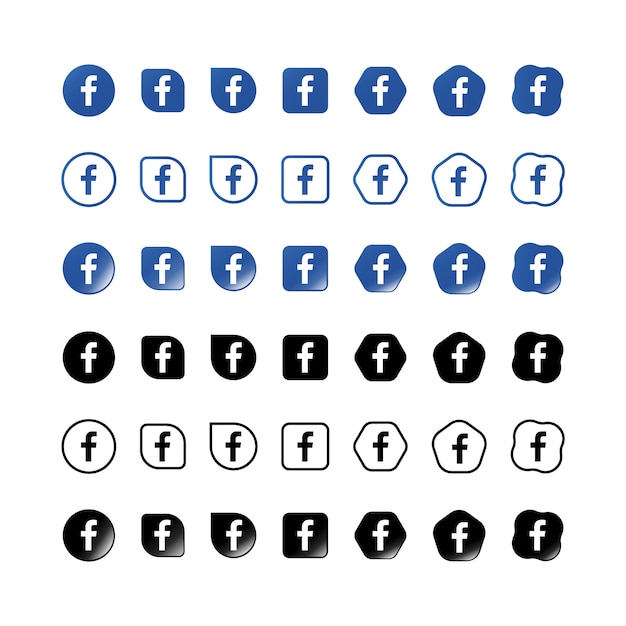 Facebook icons gesetzt