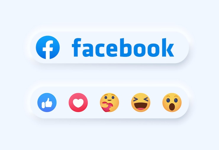 Vektor facebook-logo-iconen für soziale medien facebook-logo-iconen für soziale medien isolierte emoticons logos sammlung redaktionelle facebook-logo für soziale netzwerke vektor-iconen
