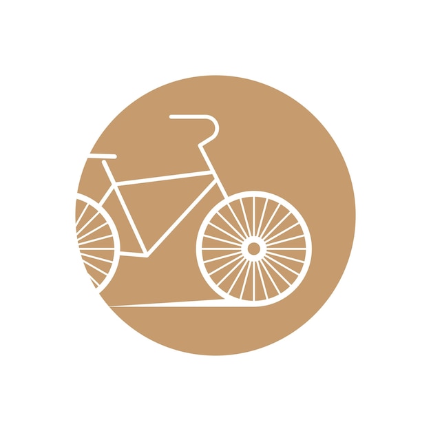 Vektor fahrrad-logo-icon-design