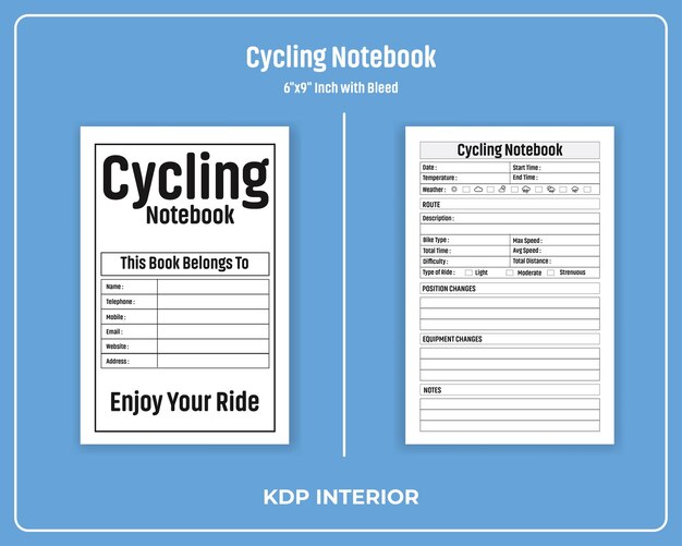 Fahrrad-Notebook KDP Innenraum