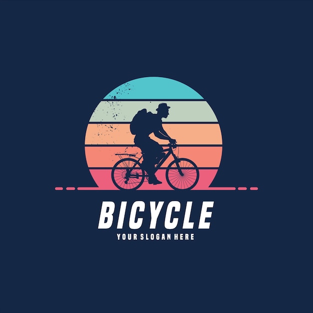 Fahrrad-vektor-logo-design