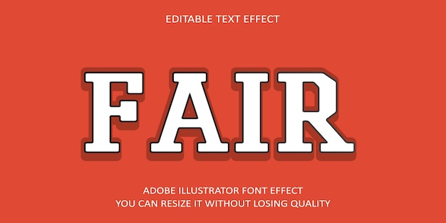 Fairer Text-Font-Effekt