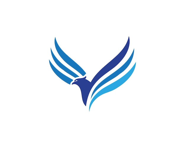 Falcon-logo-vorlage vektor-symbol