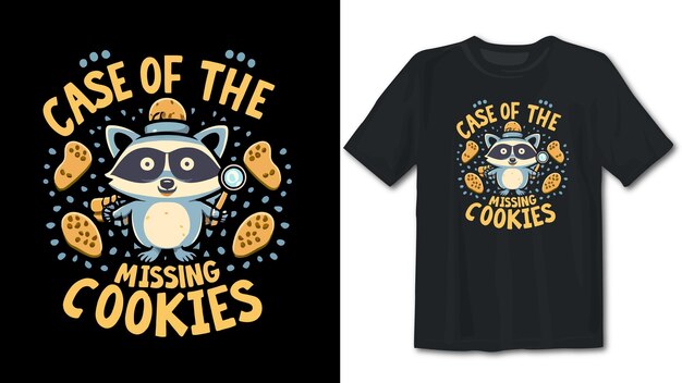 Fall der fehlenden kekse t-shirt-design