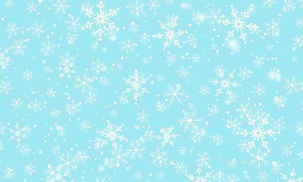 Fallender Schnee Hintergrund Vektor-Illustration