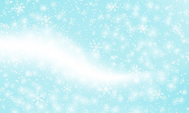 Fallender Schnee Hintergrund Vektor-Illustration