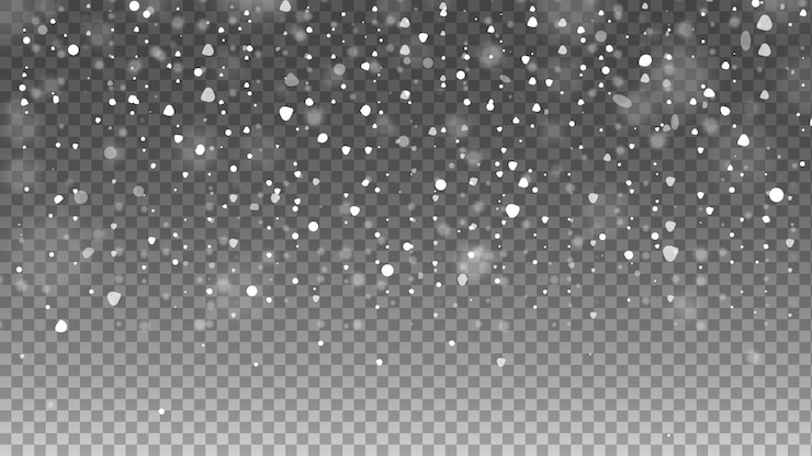 Vektor fallender schnee. schneefall.