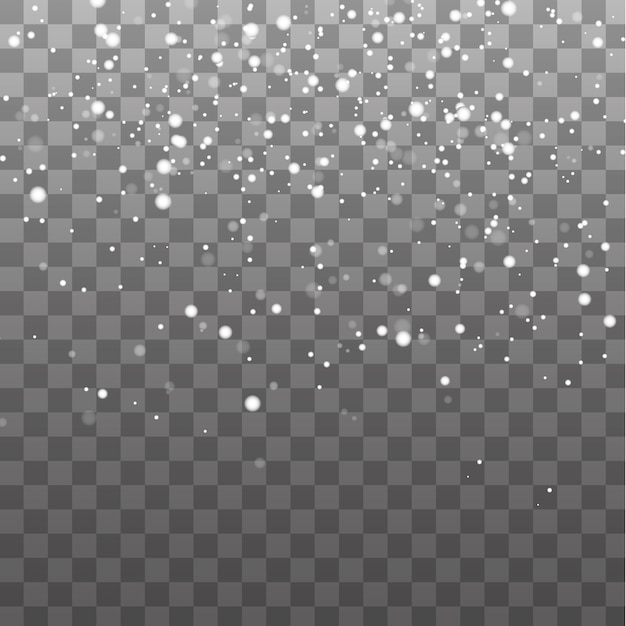 Fallender Schnee Vektor Hintergrund. Schneefall