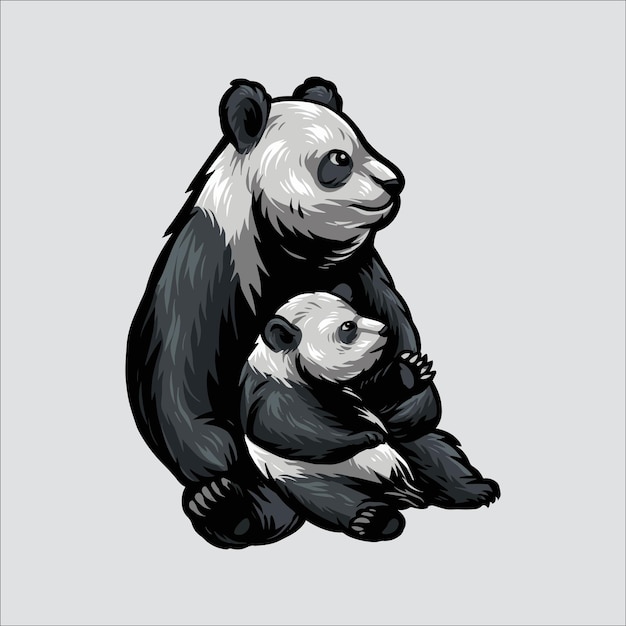 Familie der pandas