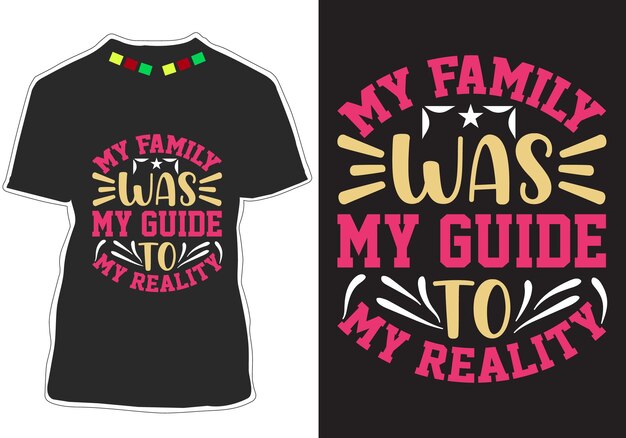 Familie zitiert t-shirt-design