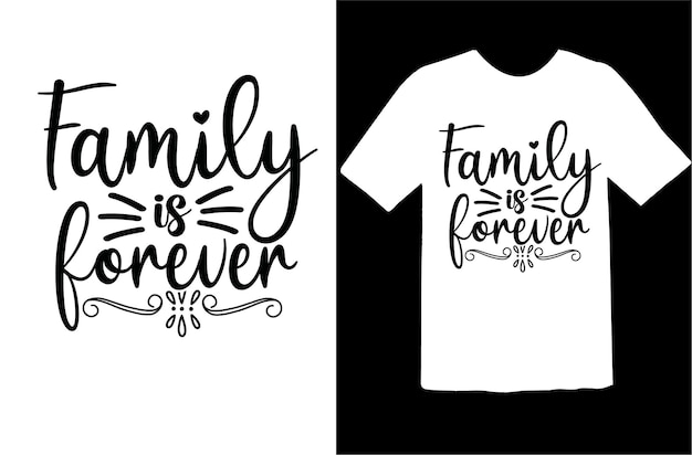 Vektor familien-t-shirt typographie vektor-design