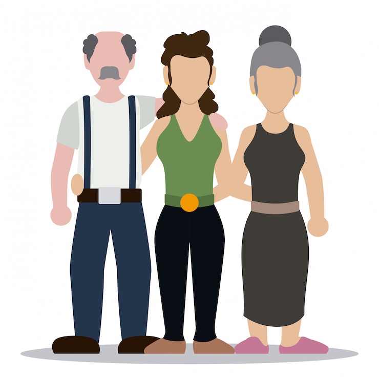 Vektor familiendesign
