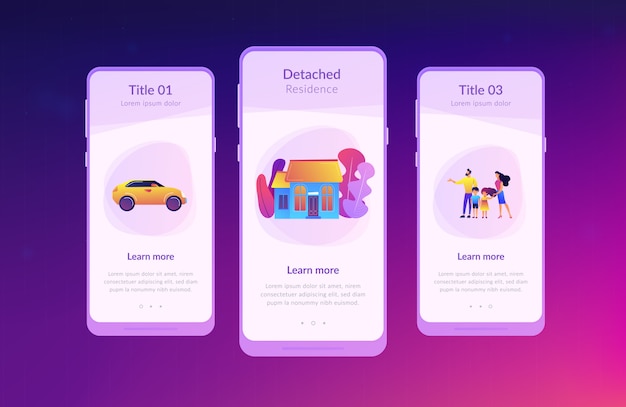 Familienhaus app schnittstellenvorlage.
