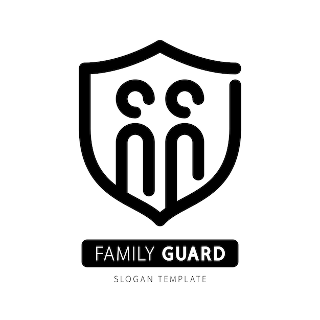 Family Guard-Emblem-Vorlage