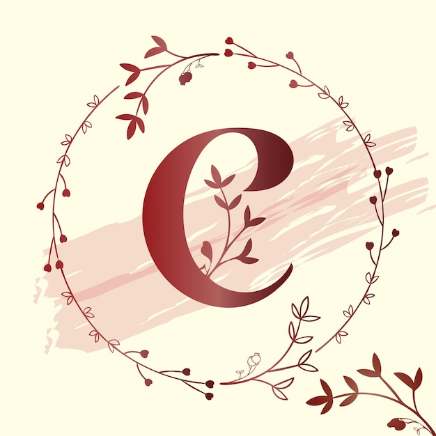 Fantastische Monogramm-Logo-Designvorlage mit luxuriösem Hintergrund
