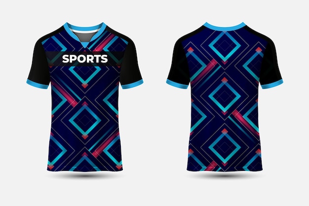 Vektor fantastische und bizarre sport-trikot-design-t-shirts, die für rennfußball-gaming-motocross geeignet sind