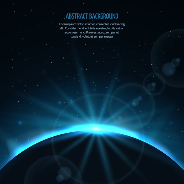 Fantastischer Hintergrund des abstrakten Vektorraumes