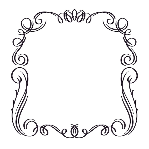 Fantasy Vintage verzierten Rahmen gotischen viktorianischen oder barocken Retro-Stil dekoratives Design