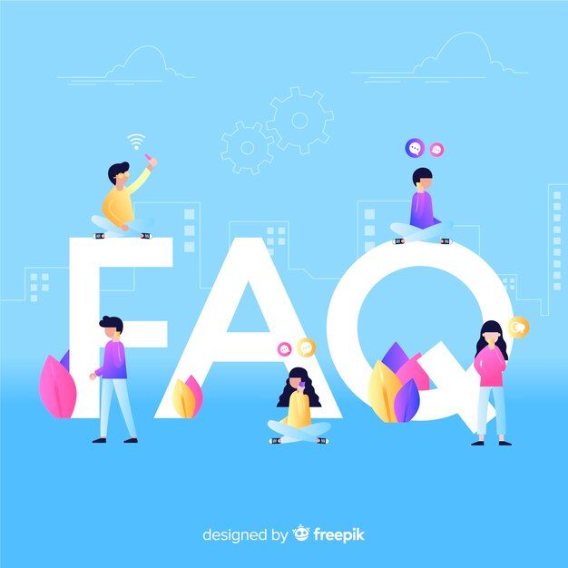 Faq-konzept