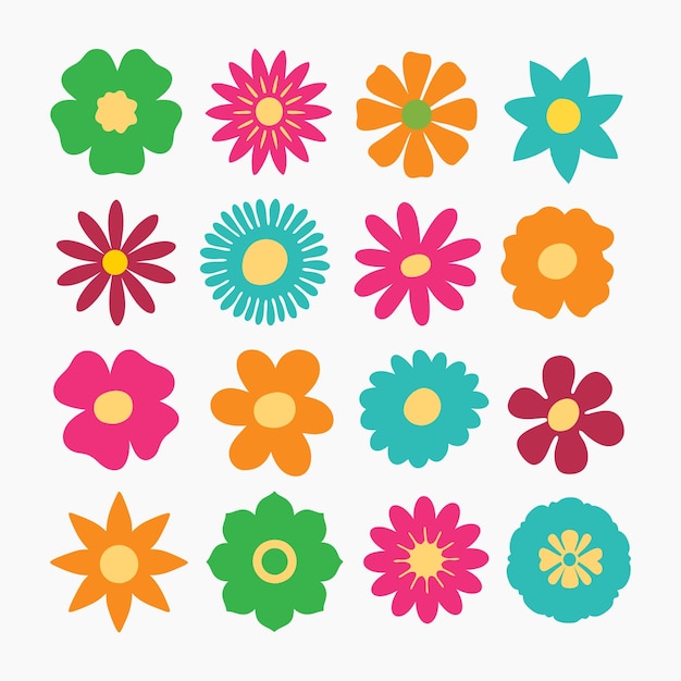 Farbenfrohe Blumen