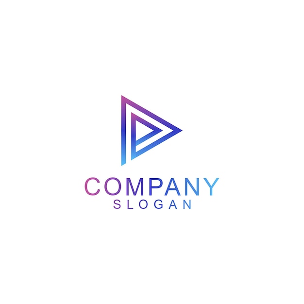 Farbenfrohes Logo-Design für Medienunternehmen