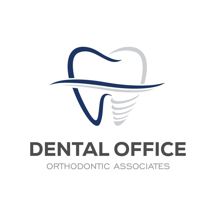 Farbenfrohes, modernes Dentallogo