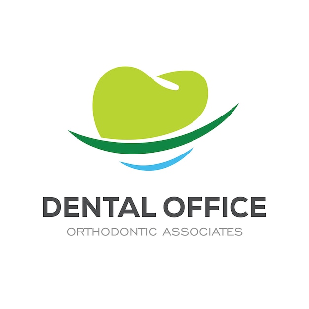 Farbenfrohes, modernes Dentallogo