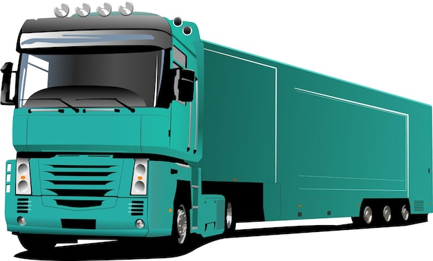 Farbige Darstellung von LKW Hilfe für Designer