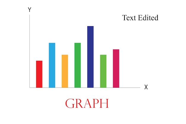 Vektor farbige graphik-geschäftsanalyse