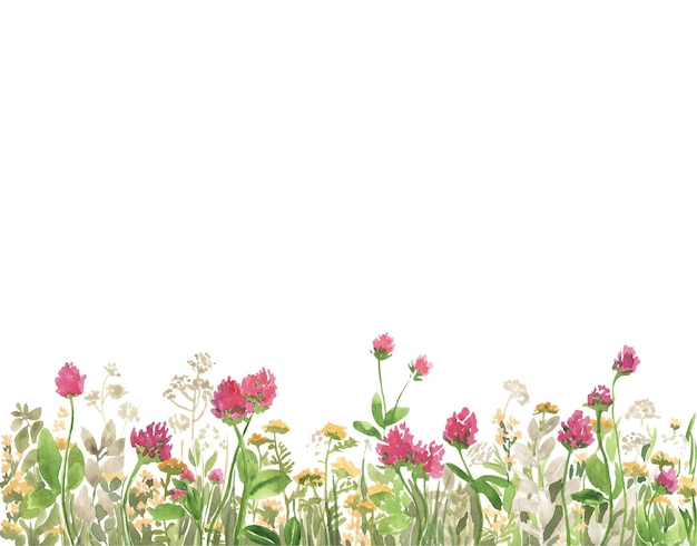 Farbige rosa und rote Blumen Hochzeits Einladung
