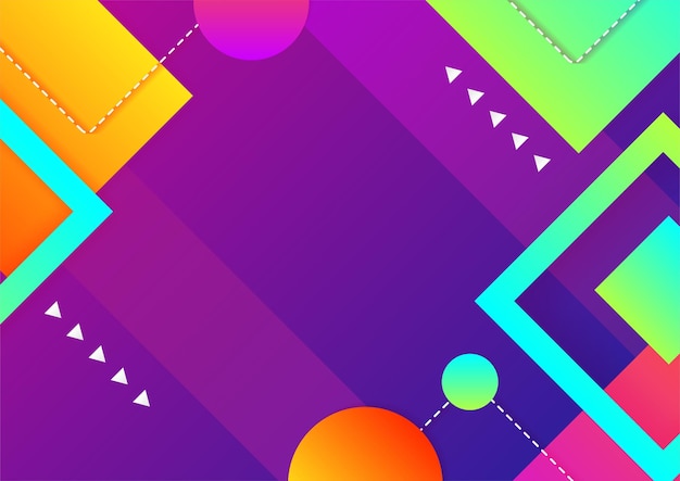 Farbiger abstrakter Hintergrund mit geometrischen Formen