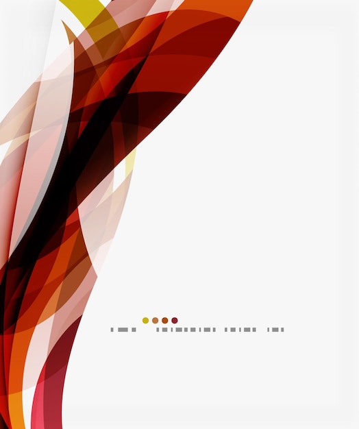 Farbiger geometrischer Wellen-Abstrakt-Hintergrund Vektor-Vorlagen-Huntergrund für Workflow-Layout-Diagramm, Nummer-Optionen oder Web-Design