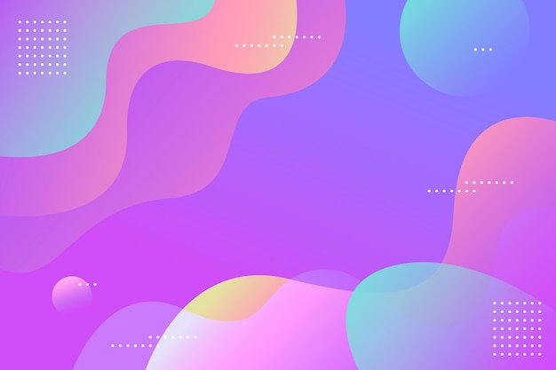 Farbiger Gradient, welliger Hintergrund