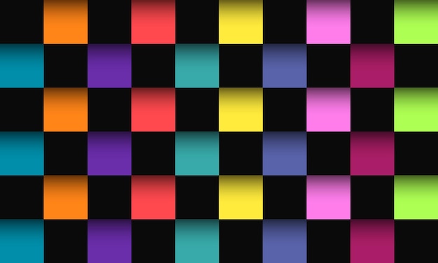 Farbiger quadratischer Hintergrund Geometrischer rechteckiger Hintergrund für das Cover des Plakatbanners