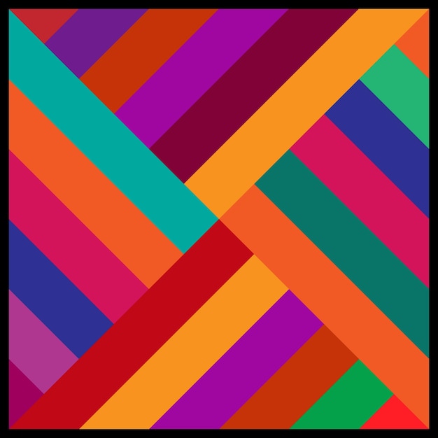 Farbiges abstraktes geometrisches Musterdesign