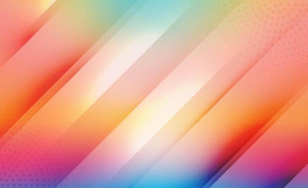 Farbiges abstraktes Sommervektor-Gradient-Hintergrundkonzept