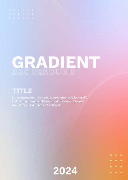 Farbiges Gradientlicht-Wandpapier-Hintergrund-Design