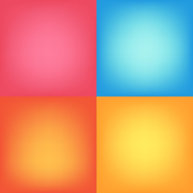 Vektor farbkombination des gradientsatzes