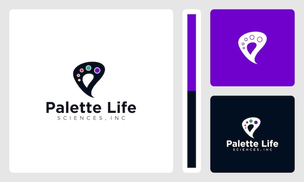 Farbpalette der logo-initialen p