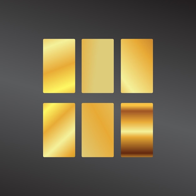 Farbpalette mit Vektorelementen