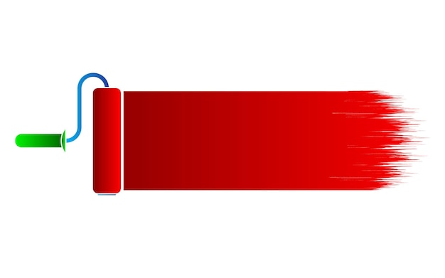 Farbroller-Symbol Vektor-Illustration