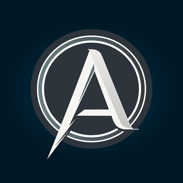 Farbverlauf-A-Buchstaben-Logo