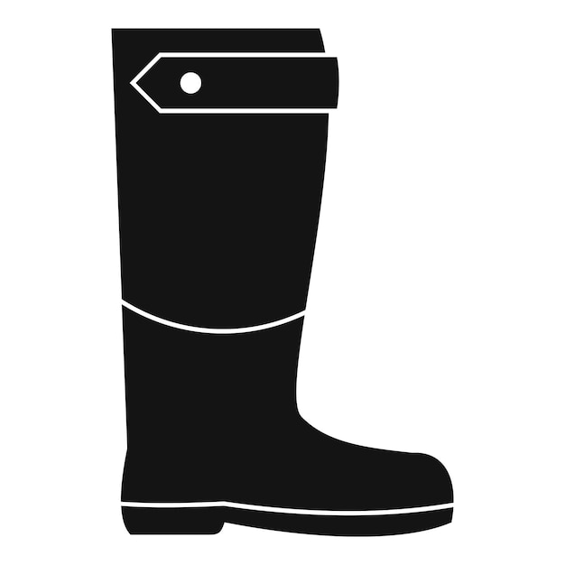 Vektor farm-boot-symbol einfache illustration des farm-boat-vektor-symbols für webdesign, isoliert auf weißem hintergrund