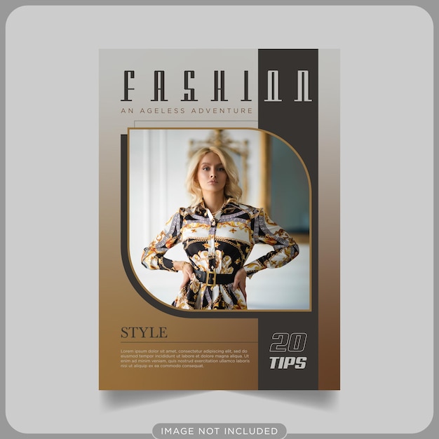 Fashion magazin-vorlage