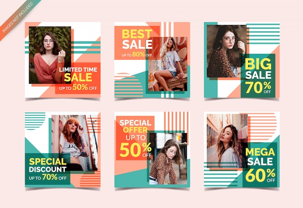 Fashion Sale Banner für Social Media
