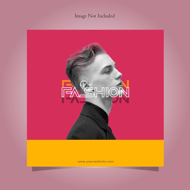 FASHION SOCIAL MEDIA POST DESIGN TEMPLET (Vorlage für die Gestaltung von Posts in den sozialen Medien)