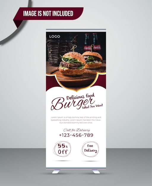 Fast-food-rollup-banner-design