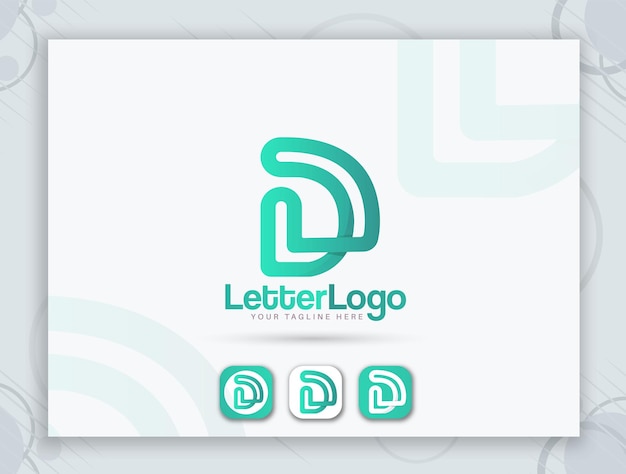 Favicon-design und brieflogo-design